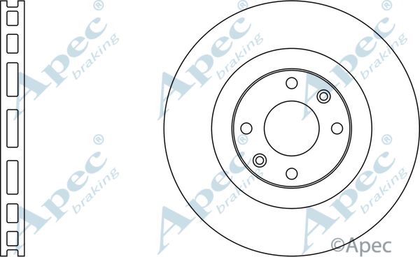 APEC BRAKING Jarrulevy DSK970